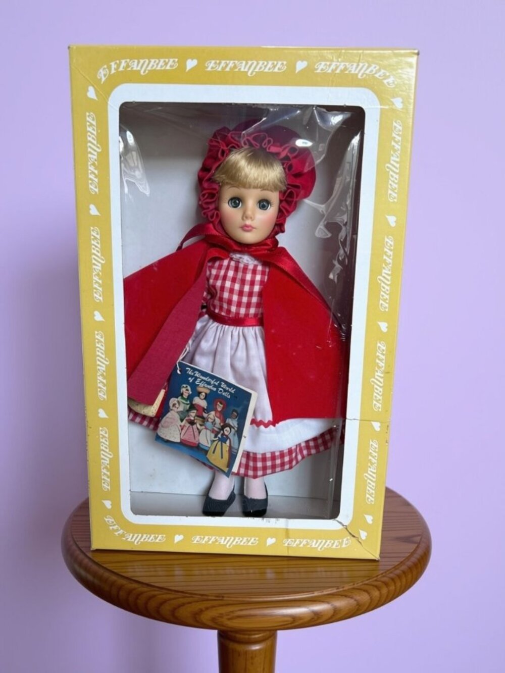 Vintage Effanbee "Little Red Riding Hood" doll 1980s